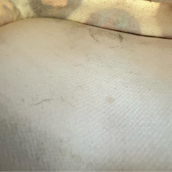 DOONEY & BOURKE Multicolor Coded Canvas Brown Leather Trim Convertible Crossbody - Picture 13 of 16